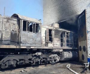 Пожар в депо