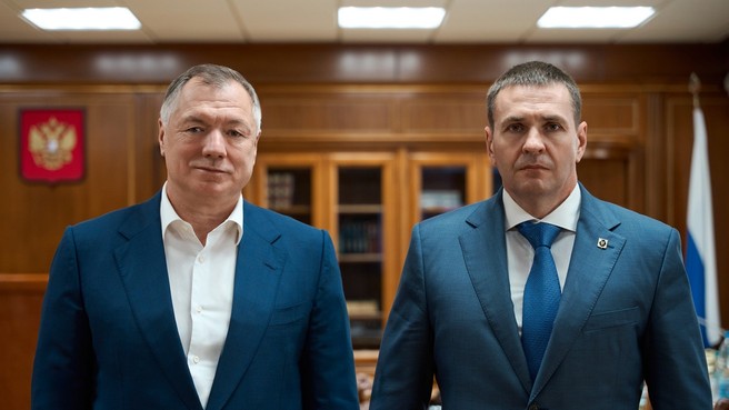 Хуснуллин и Демешин обсудили развитие Хабаровского края