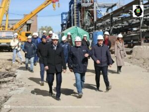 Губернатор Хабаровского края проинспектировал ход строительства ТЭЦ «Южная»